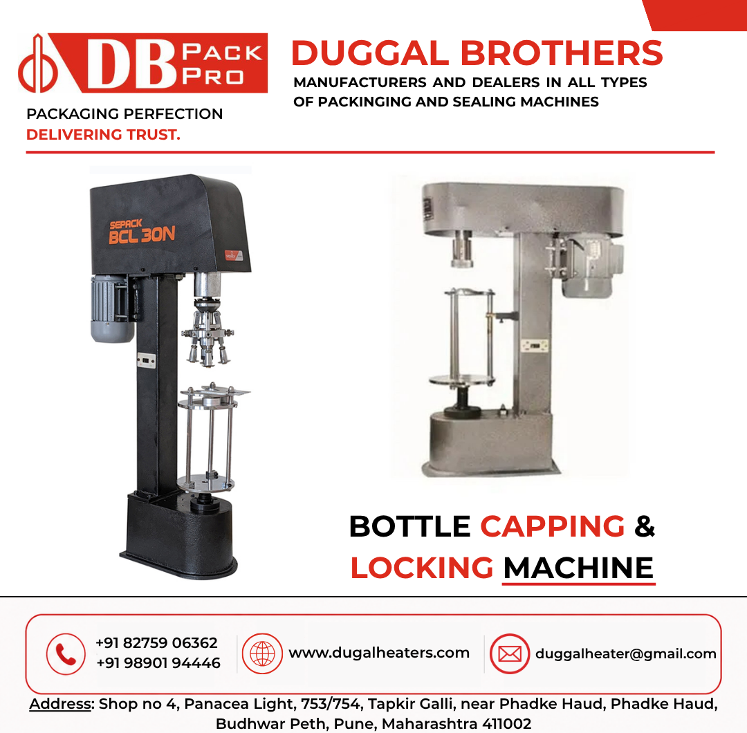 Bottle Capping and Locking Machine PCMC