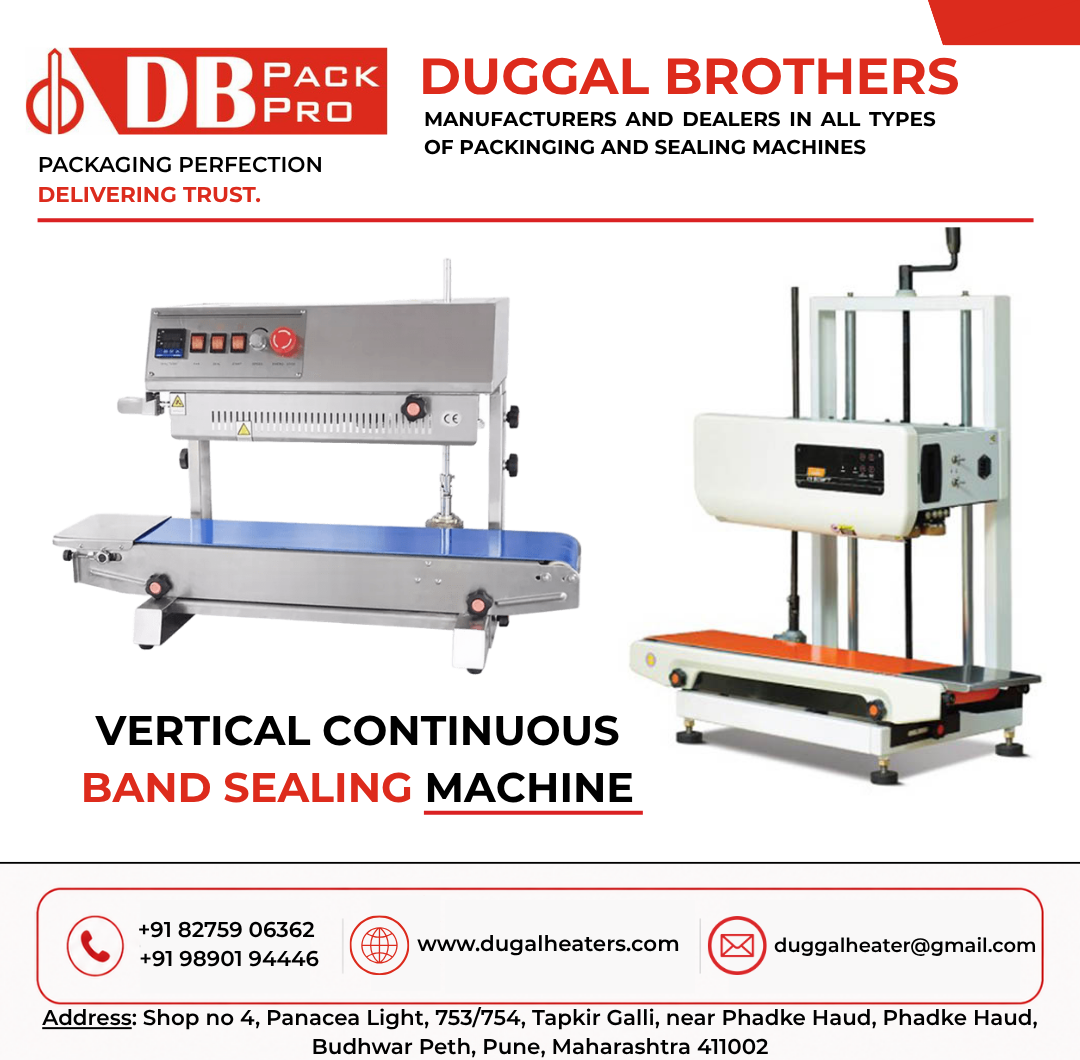 Vertical Continuous Band Sealing Machine Maharashtra