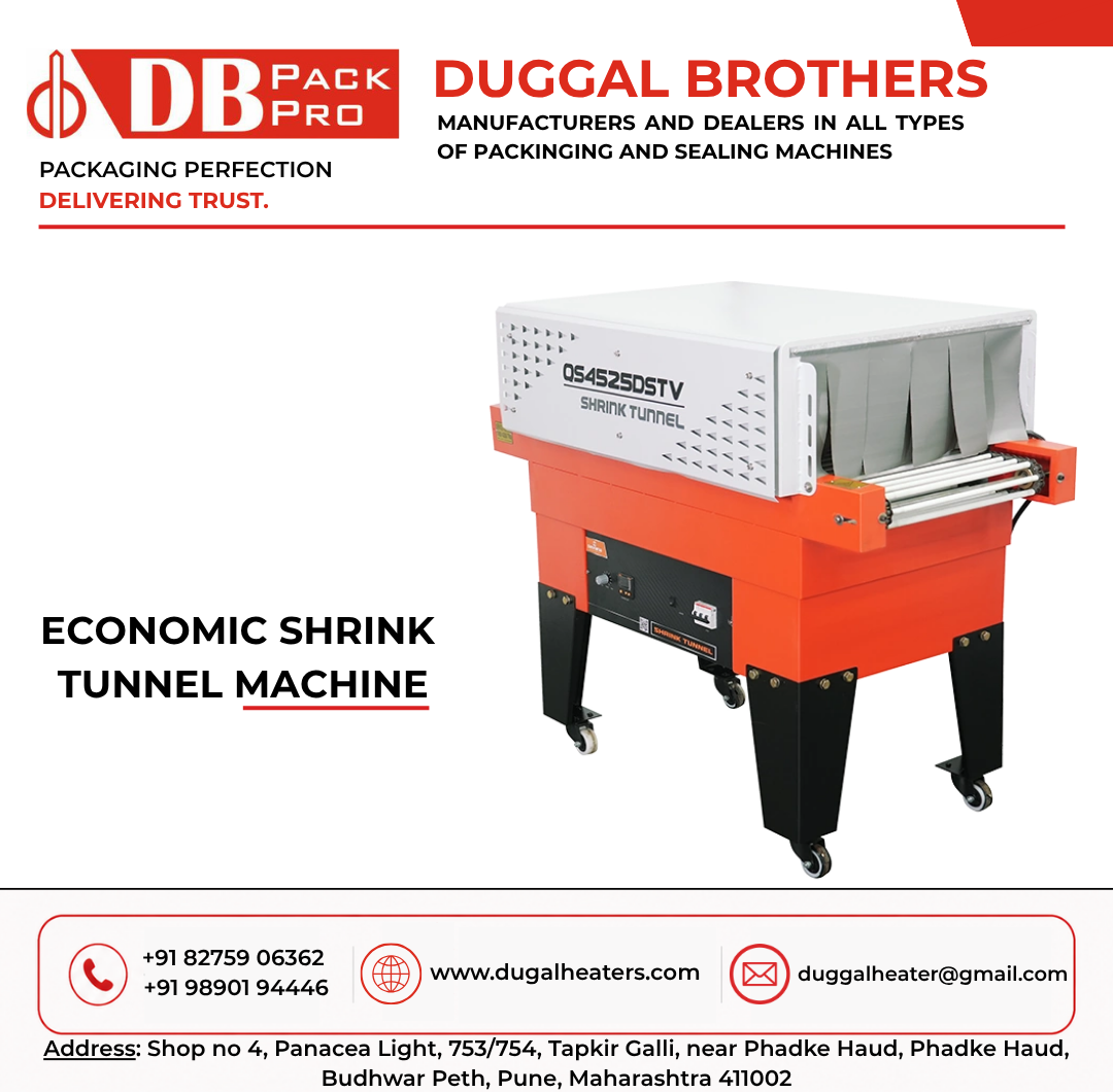 Industrial Shrink Tunnel Machine Maharashtra