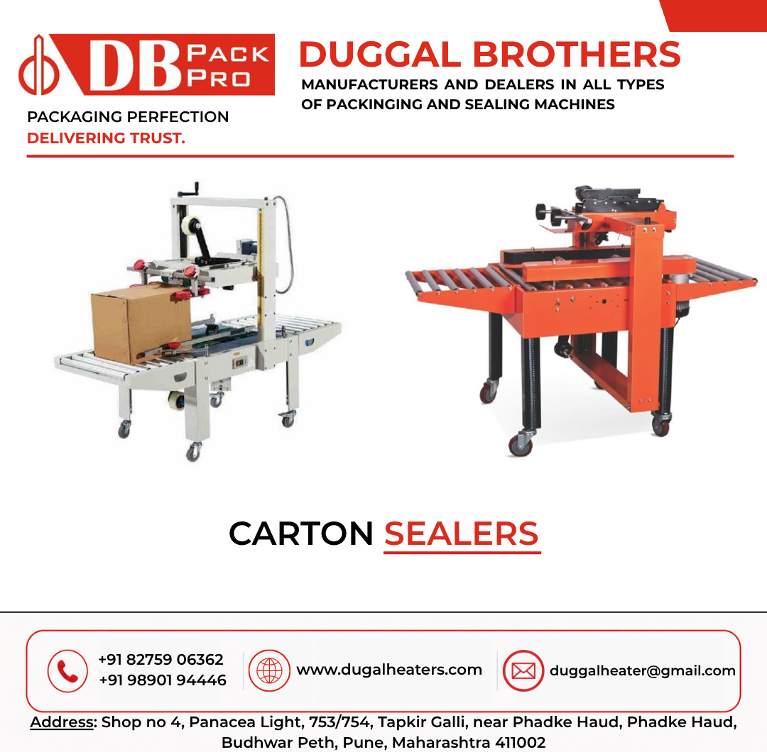 Semi Automatic Carton Sealing Machine Pune PCMC