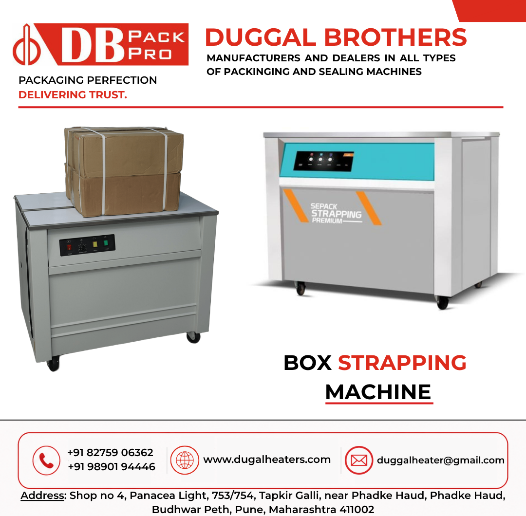Semi Automatic Box Strapping Machine PCMC